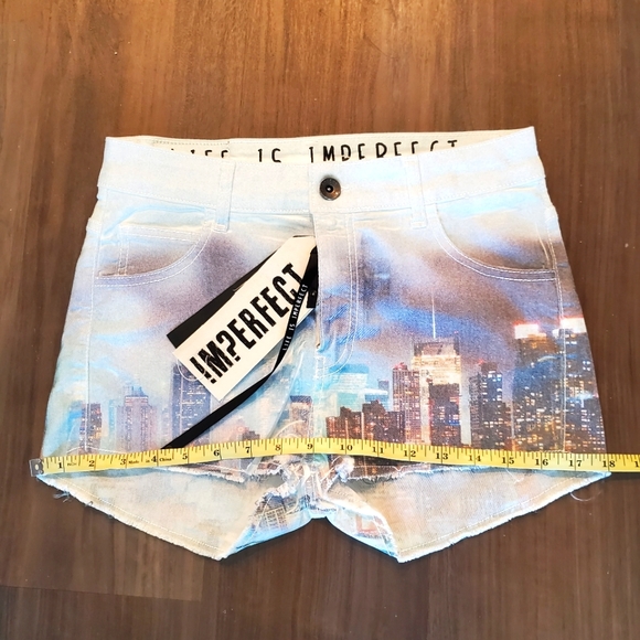 NWT - !M?ERFECT "Downtown" Jean Shorts